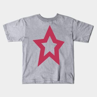 Color of the Year 2023 Viva Magenta Star Kids T-Shirt